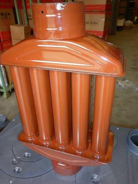 DIFFUSORE DI CALORE PER SCRICO FUMI STUFA A LEGNA DIAMETRO CM. 13
